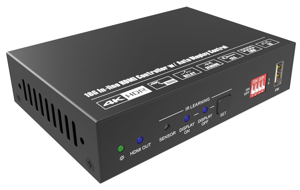 Vivolink 4K in-line HDMI EDID emulator & controller. MME: Meetings Made Easy VLHDMICTL1-MME