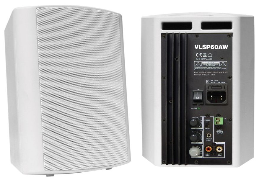 Vivolink Active Speaker Set, 2x30W, 5,25", White VLSP60AW