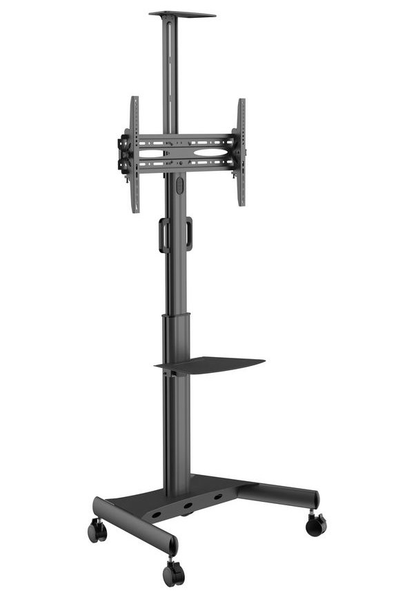 Vivolink Mobile stand w/camera shelf upto VESA 600x400 35kg Capacity, Black VLFS3266C