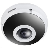 Vivotek FE9391-EHV-V2 (1.18MM) Vnitřní IP kamera 12M (7.9) MPx fisheye, Adaptivní IR 20m, 360°, člověk/vozidlo, AI VCA