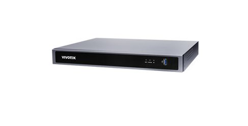 Vivotek NVR ND9326P, 8 PoE (max.120W) kanálů, propustnost IN/OUT max. 192Mbps/224Mbps, 2x HDD, H.265, RAID 0,1