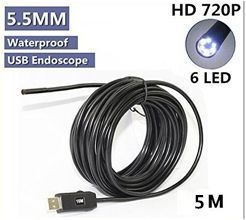 Voděodolná USB ENDOSKOPICKÁ kamera 1280x720 s kabelem 5m USB-kamera-5,5x5m