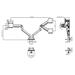 Vogel´s stolní rameno na 2x PC monitor M3032, 20kg, 3 klouby