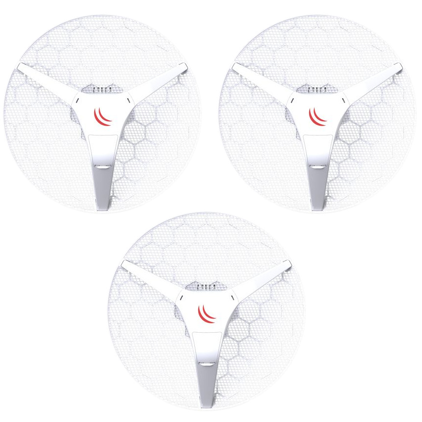 Vonkajšia jednotka Mikrotik RB LHG 5 24,5dBi, 802.11an, ROS L3, PoE, zdroj, 3-pack RBLHG-5nD-3 RBLHG5KIT
