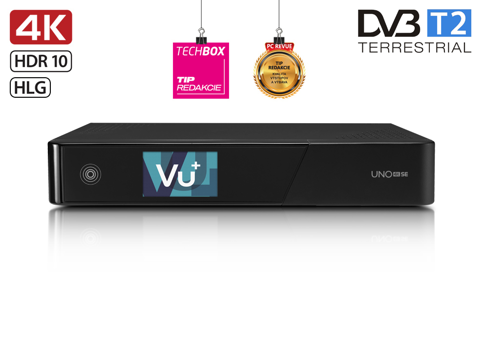 VU+ UNO 4K SE (1x MTSIF Dual DVB-T2) VU+ UNO 4K SE T2