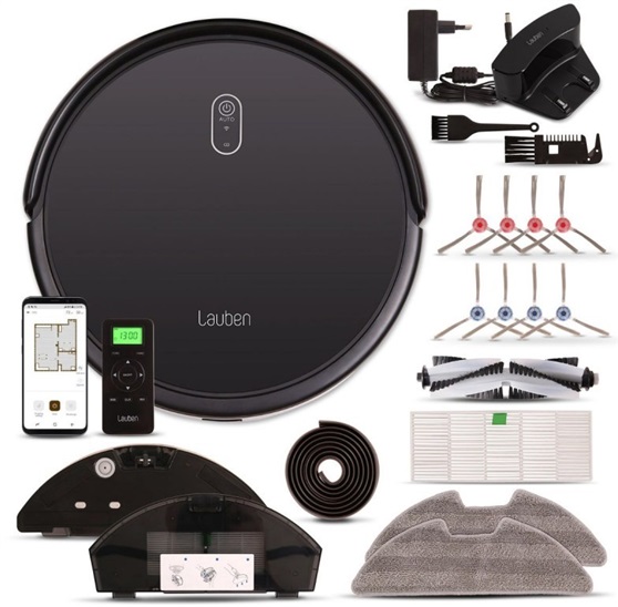 Vysávač Lauben Robot Vacuum 26BB Pet, robotický LBNRV26BB