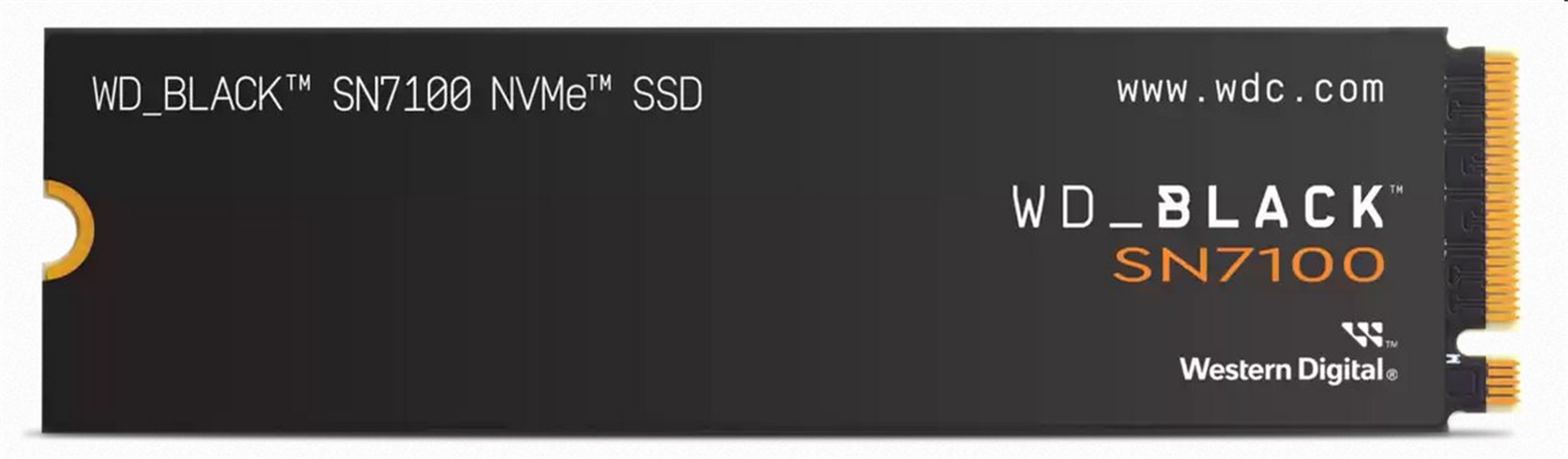 WD BLACK SN7100 SSD 500GB M.2 NVMe Gen4 6800/5800 MBps WDS500G4X0E WDS500G4X0E-00CJA0
