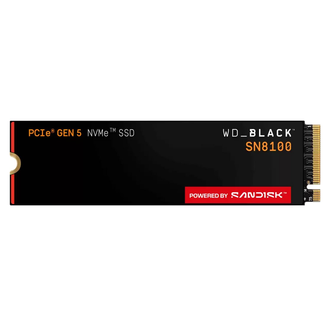 WD Black SN8100 SSD 1TB M.2 NVMe Gen5 14900/11000 MBps WDS100T1X0M