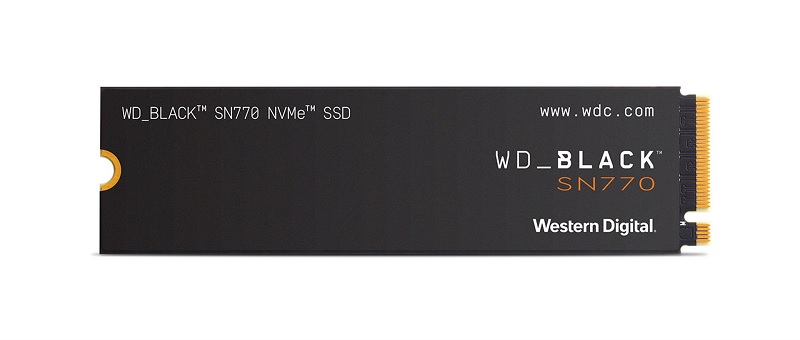 WD BLACK SSD NVMe 500GB PCIe SN770,Gen4 2280 WDS500G3X0E