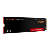 WD BLACK SSD NVMe M.2 2TB PCIe SN8100, PCIe Gen5, (R:14900, W:14000MB/s) WDS400T1X0M