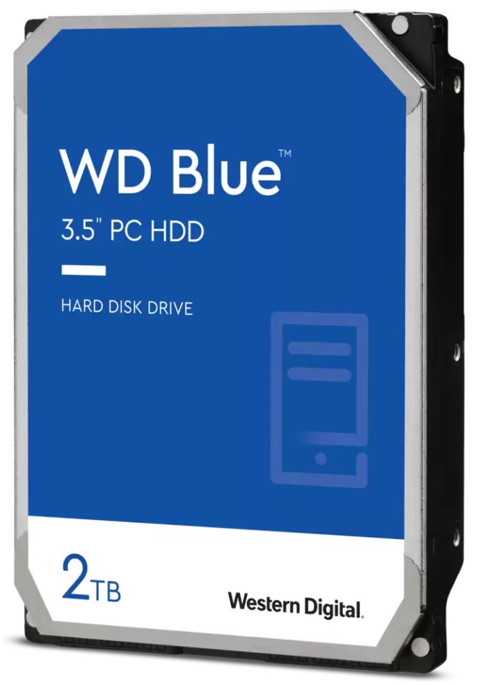 WD BLUE 2TB / WD20EZAZ / SATA 6Gb/s / Interní 3,5"/ 5400rpm / 256MB WD20EZAZ
