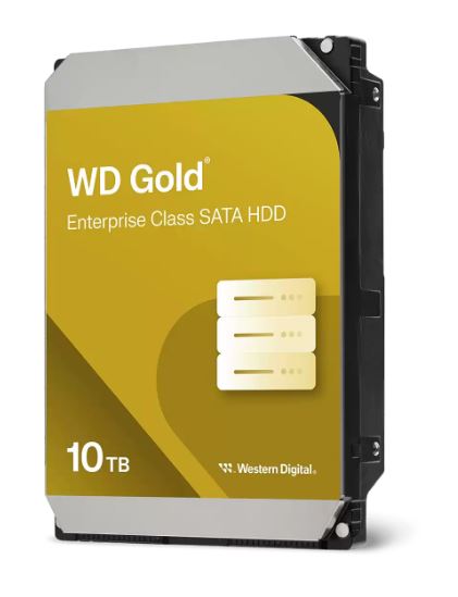 WD Gold 3,5" HDD 10,0TB 7200RPM 512MB SATA 6Gb/s WD103KRYZ