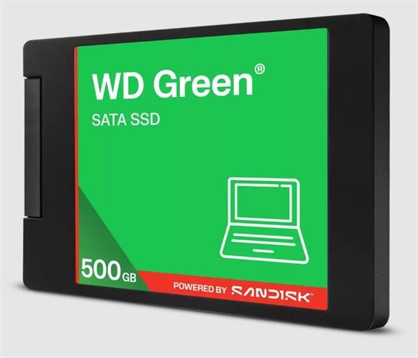 WD Green 500GB SSD SATA III 6Gbs, 2,5" ( r545MB/s) WDS500G5G0A-00CPT0
