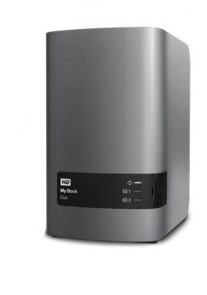 WD My Book Duo 3.5'' externý HDD 12TB, USB 3.0, čierny WDBLWE0120JCH-EESN