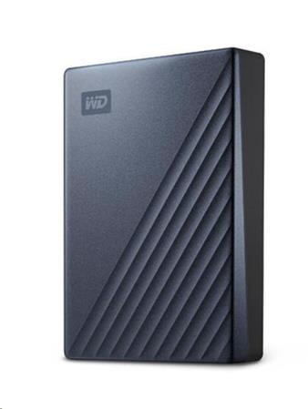 WD My Passport for Mac WDBEJA0060BBL - Pevný disk - šifrovaný - 6 TB - externí (přenosný) - USB 3.2 WDBEJA0060BBL-WESN