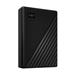 WD My Passport WDBR9S0060BBK - Pevný disk - šifrovaný - 6 TB - externí (přenosný) - USB 3.2 Gen 1 - WDBR9S0060BBK-WESN