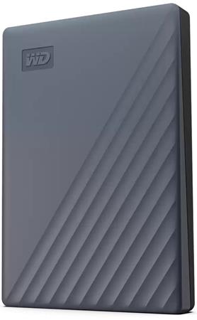 WD My Passport WDBRMD0040BGY-WESN - Pevný disk - šifrovaný - 4 TB - externí (přenosný) - USB 3.2 Ge