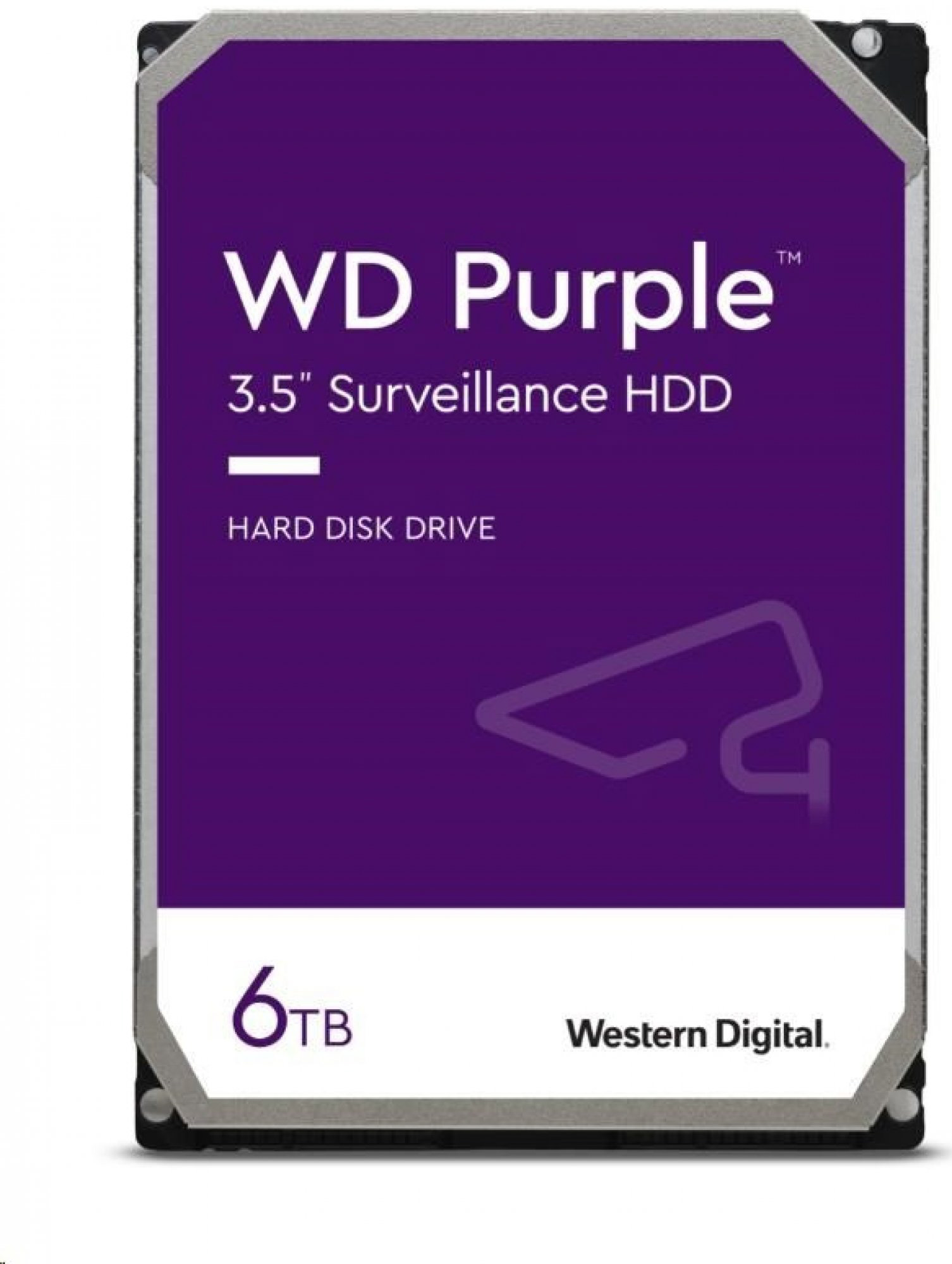 WD Purple/6TB/HDD/3.5"/SATA/5400 RPM/3R WD64PURZ