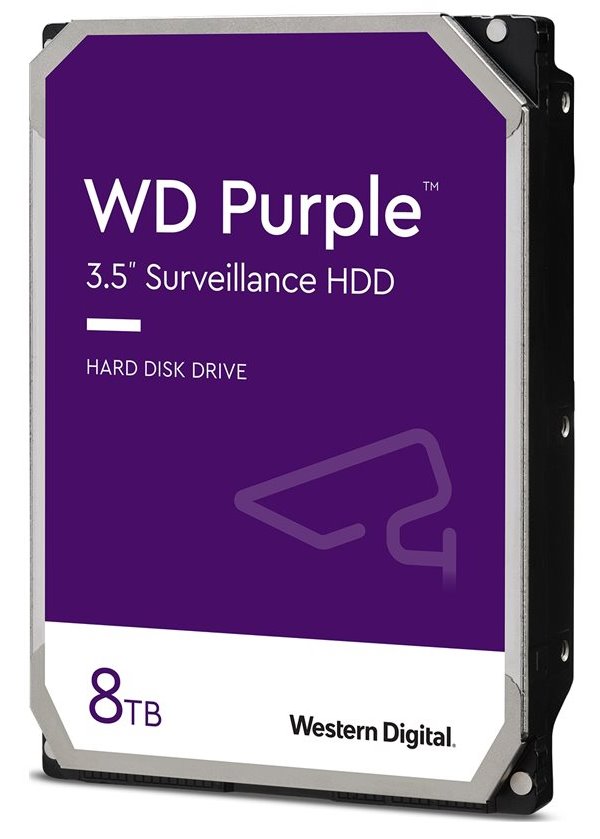 WD Purple NVR HDD 8TB SATA WD85PURZ