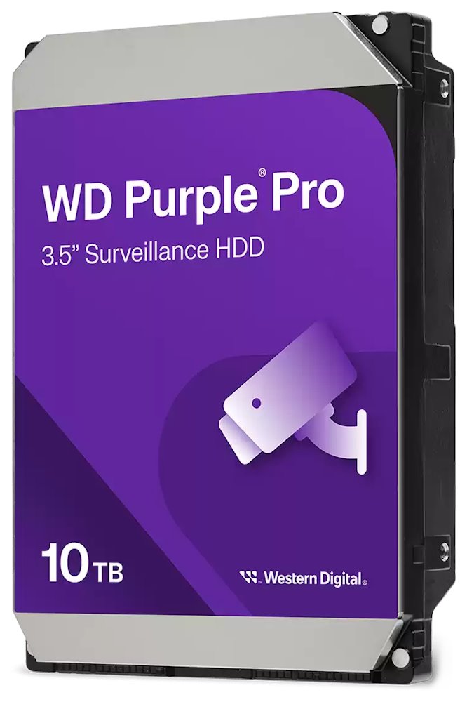 WD Purple Pro NVR HDD 10TB SATA WD102PURP
