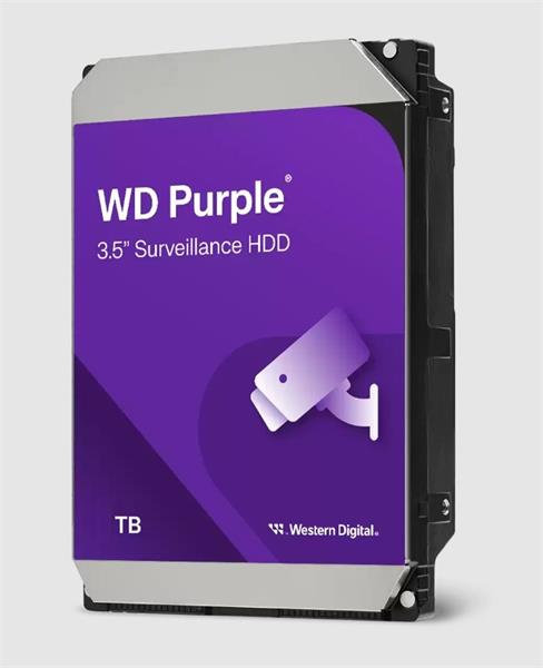 WD PURPLE WD23PURZ 2TB, SATA III 3.5", 64MB, 175MB/s, Low Noise, CMR