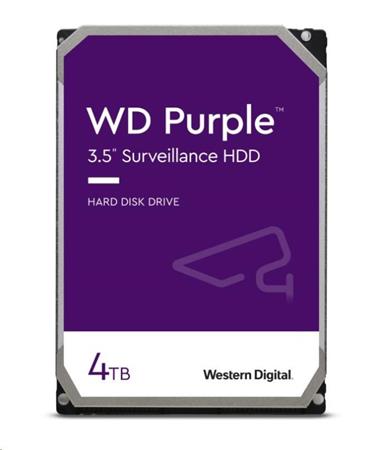 WD PURPLE WD42PURZ 4TB SATA/600 256MB cache, Low Noise, CMR