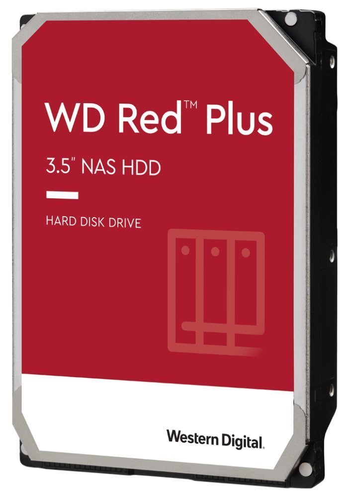 WD Red™ Plus 3,5" HDD 4TB NAS 5400RPM 256MB SATA III 6Gb/s WD40EFPX