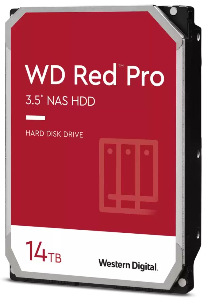 WD Red Pro 3,5" HDD 14TB NAS 7200RPM 512MB SATA III 6Gb/s WD142KFGX
