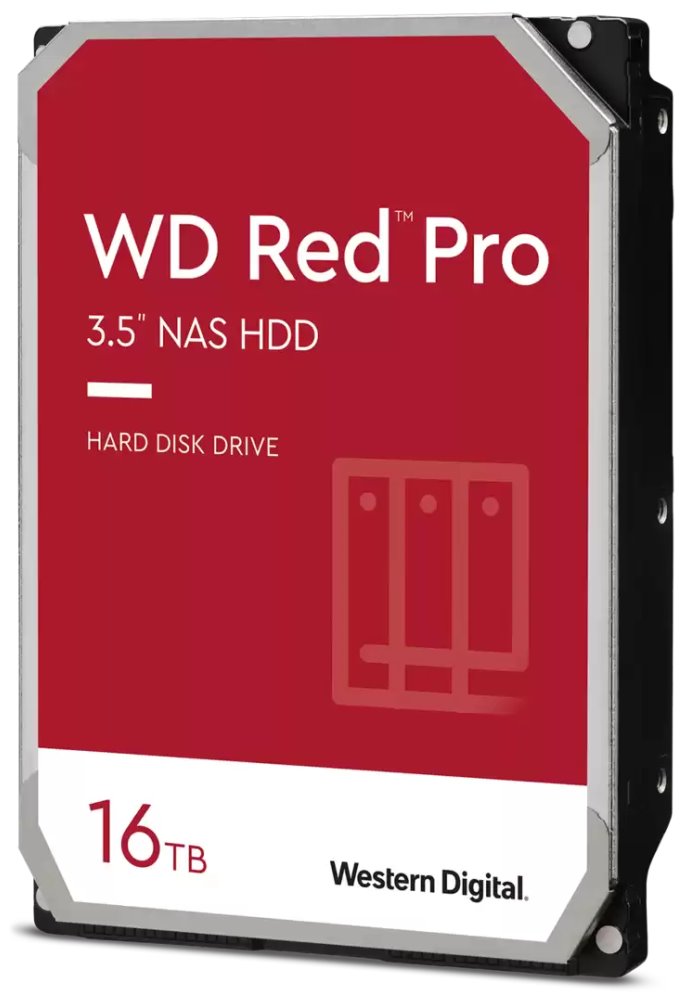WD Red Pro 3,5" HDD 16TB NAS 7200RPM 512MB SATA III 6Gb/s WD161KFGX