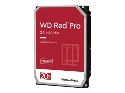 WD Red Pro 3,5" HDD 20TB NAS 7200RPM 512MB SATA III 6Gb/s WD201KFGX