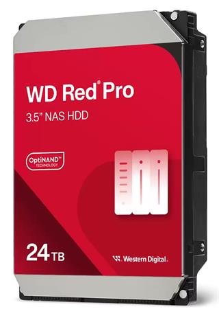 WD RED Pro NAS WD241KFGX 24TB SATAIII/600 512MB cache, 287 MB/s, CMR