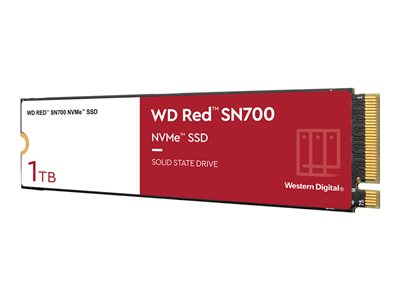 WD Red SN700 NVMe™ 1TB SSD M.2 PCIe Gen3 ×4 ( r3430MB/s, w3000MB/s ) WDS100T1R0C-68BDK0