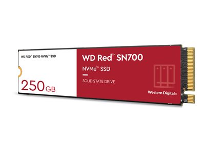 WD Red SN700 NVMe™ 250GB SSD M.2 PCIe Gen3 ×4 ( r3100MB/s, w1600MB/s ) WDS250G1R0C-68BDK0