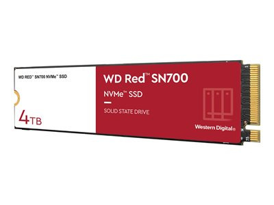 WD Red SN700 NVMe™ 4TB SSD M.2 PCIe Gen3 ×4 ( r3400MB/s, w3100MB/s ) WDS400T1R0C-68BDK0