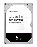WD Ultrastar DC HC310 HUS726T6TAL5204 - Pevný disk - 6 TB - interní - 3.5" - SAS 12Gb/s - 7200 ot/m 0B36047
