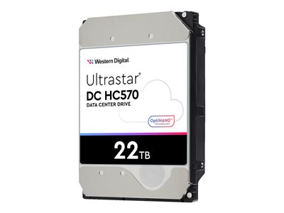 WD Ultrastar DC HC570 - Pevný disk - šifrovaný - 22 TB - interní - 3.5" - SAS 12Gb/s - 7200 ot/min. 0F48051
