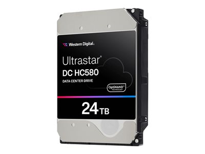 WD Ultrastar DC HC580 WUH722424ALE6L1 - Pevný disk - šifrovaný - 24 TB - interní - 3.5" - SATA 6Gb/ 0F62795