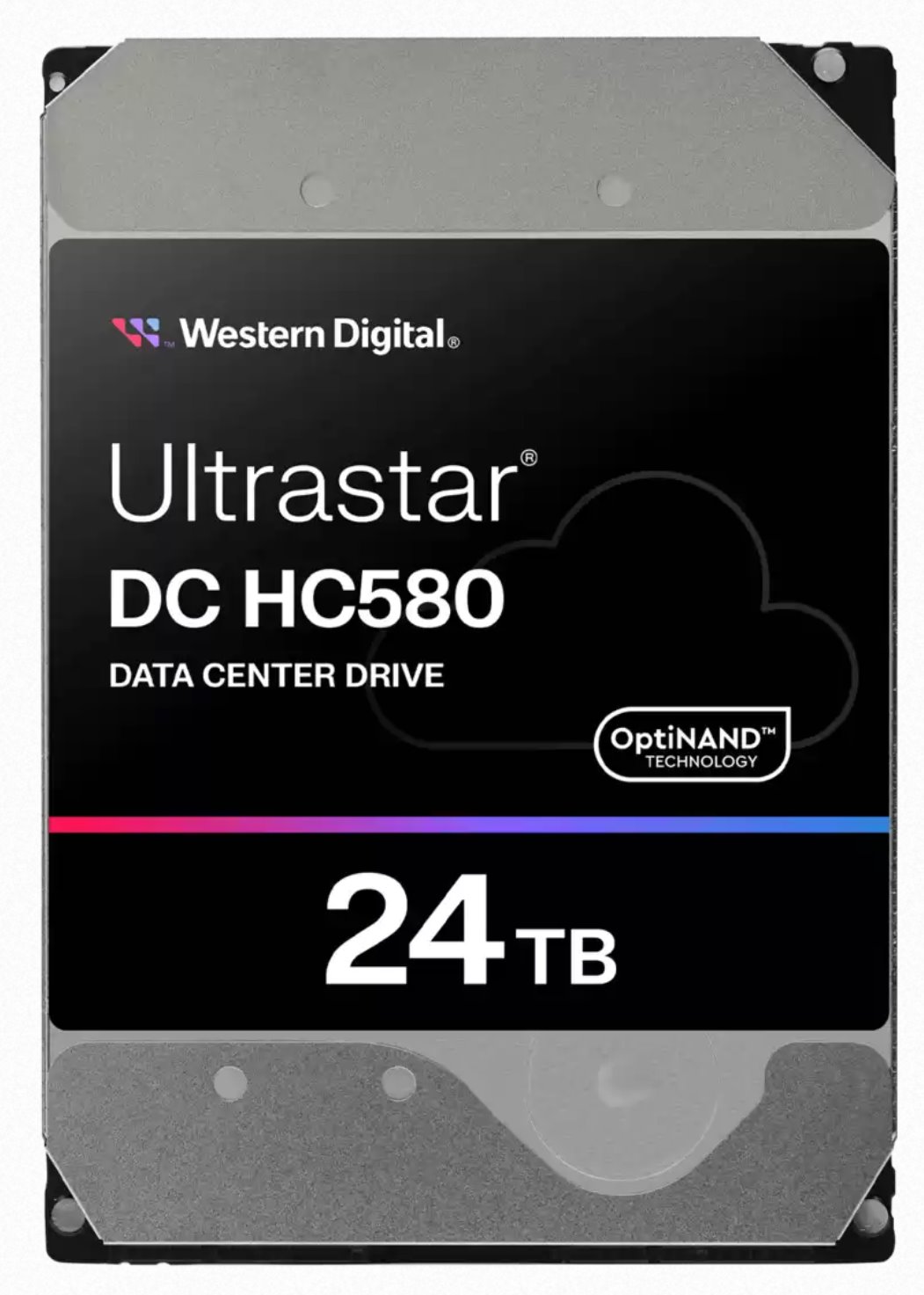 WD Ultrastar DC HC580 WUH722424ALE6L4 - Pevný disk - 24 TB - interní - 3.5" - SATA 6Gb/s - 7200 ot/ 0F62796