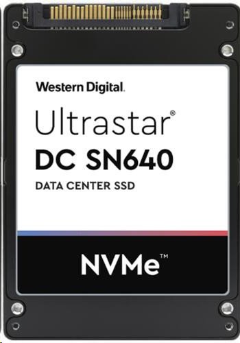 WD ULTRASTAR DC SSD Server SN640, 3840GB (SFF-7 7MM PCIe TLC RI-0.8DW/D BICS4 SE) WUS4BB038D7P3E1