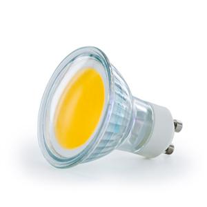 WE LED žárovka COB 2,5W GU10 teplá bílá - refl