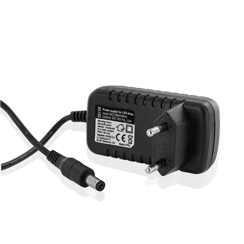 WE Napájecí zdroj pro LED pásky 12W 12V 1A interní