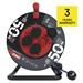 Weatherproof navijak kábla 50 m / 4 zásuvky / modrý / silikónový / 230 V / 1,5 mm2 8592920123515