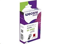 WECARE ARMOR páska pro DYMO S0720570, černá/červená, 12mm x 7m K80034W4