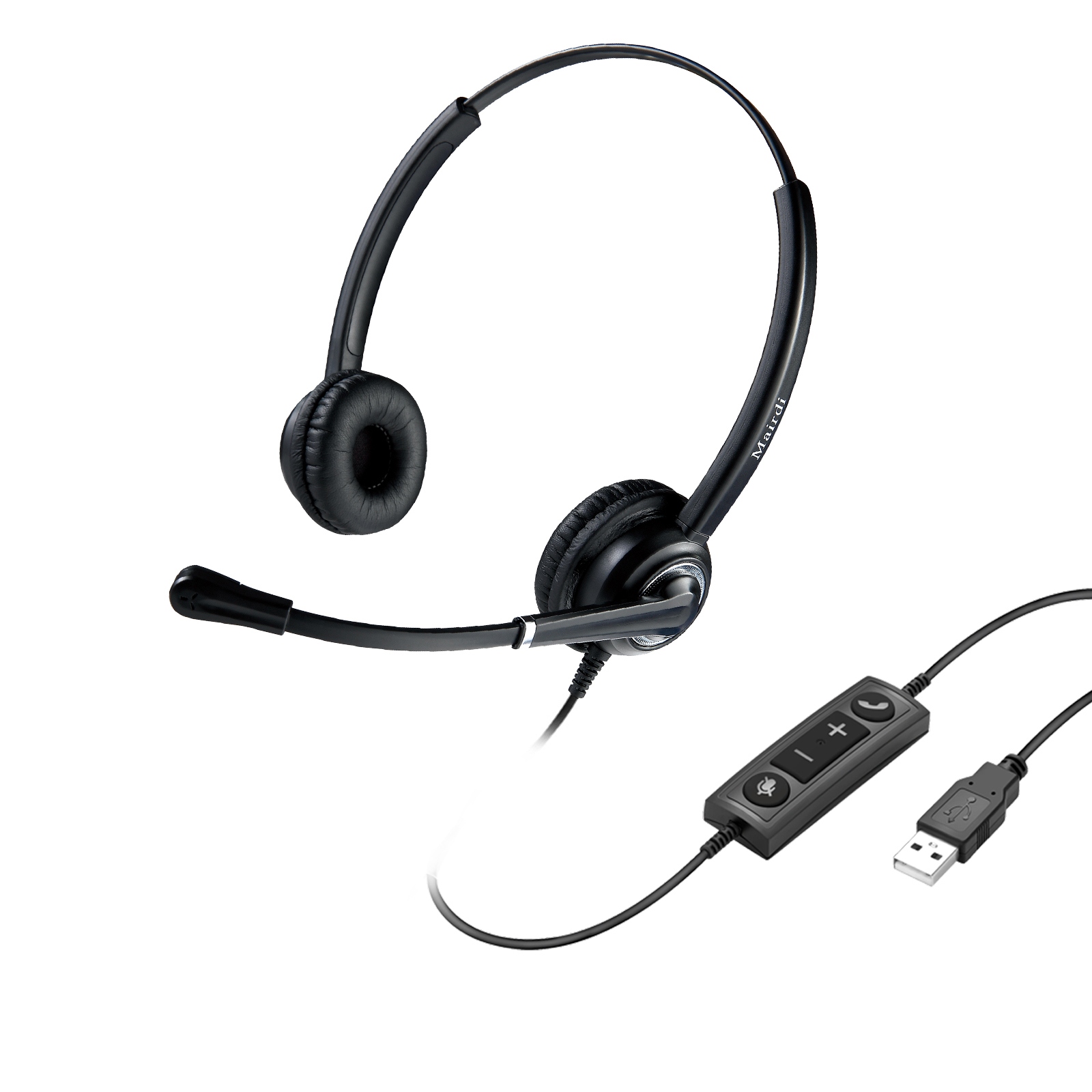 WELL Mairdi MRD-612D USB, náhlavka, dvouušní 10001276