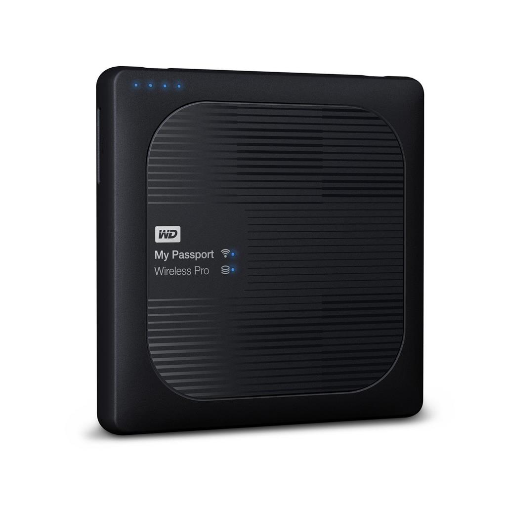 Western Digital externý pevný disk, My Passport Wireless Pro, 2.5", USB 3.0, 3TB, WDBSMT0030BB WDBSMT0030BBK-EESN