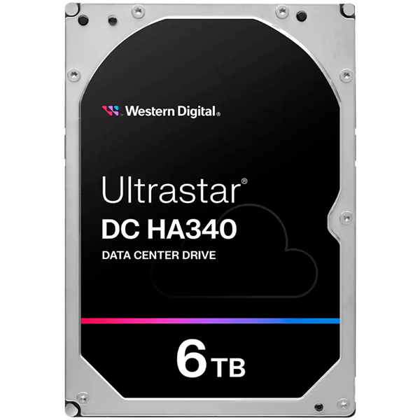 Western Digital Ultrastar DC HA340 3,5" HDD 6TB 7200rpm SATA 6Gb/s 512e SE 256MB WUS721206BLE6L4