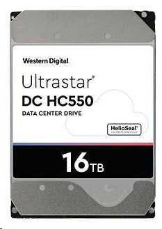 Western Digital Ultrastar DC HC550 3,5" HDD 16TB 7200rpm SAS 12Gb/s 512MB WUH721816AL5204