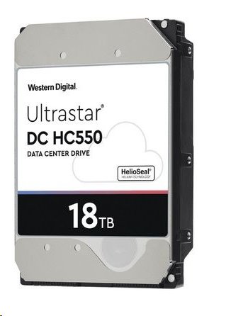 Western Digital Ultrastar DC HC550 3,5" HDD 18TB 7200rpm SAS 12Gb/s 512MB WUH721818AL5204