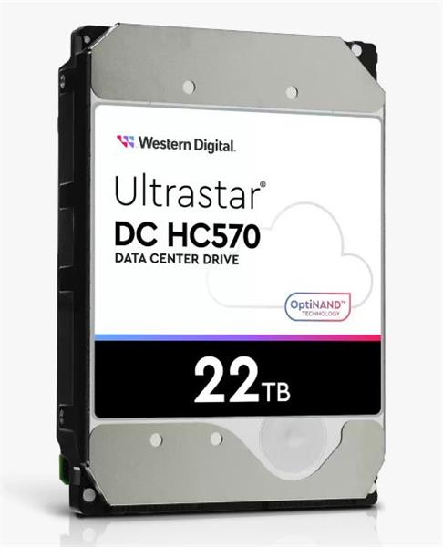 Western Digital Ultrastar DC HC570 3,5" HDD 22TB 7200rpm SATA 6Gb/s 512MB WUH722222ALE6L4