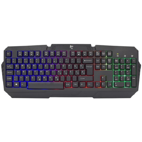 White Shark gaming keyboard DAKOTA, US, black DAKOTA-US